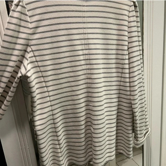 Anthropologie Francoise Striped Knit Blazer - Picture 4 of 6